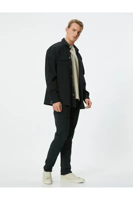 Men's Jean Pants Black 5wam40028nd - KOTON