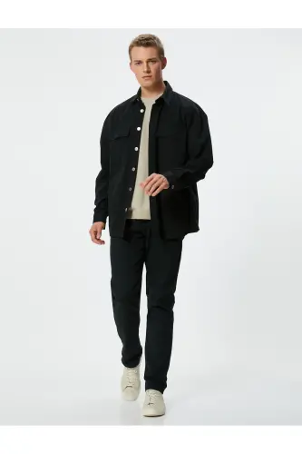 Men's Jean Pants Black 5wam40028nd - KOTON (1)