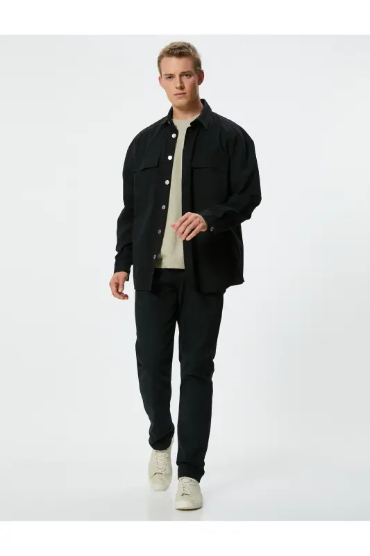 Men's Jean Pants Black 5wam40028nd - 2