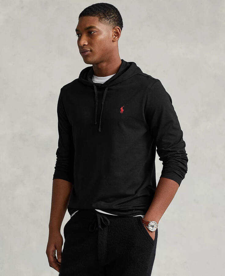 Men's Jersey Hooded T-Shirt Black - 3