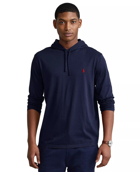 Men's Jersey Hooded T-Shirt | Navy - 1