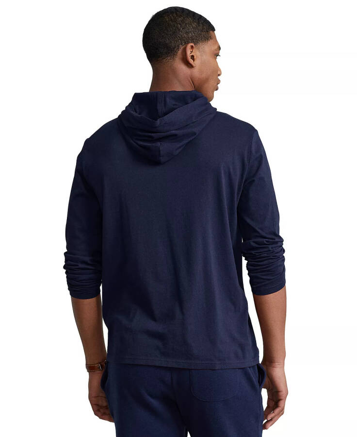 Men's Jersey Hooded T-Shirt | Navy - 2