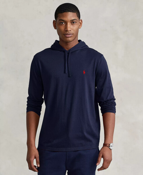 Men's Jersey Hooded T-Shirt | Navy - 3