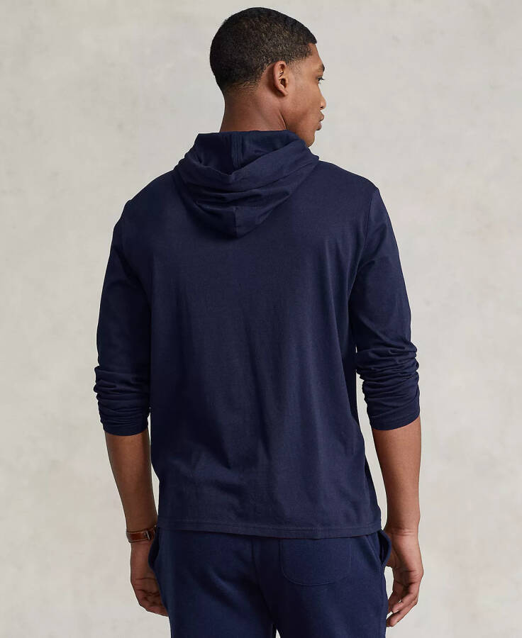 Men's Jersey Hooded T-Shirt | Navy - 4