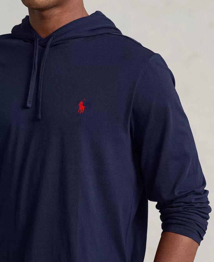 Men's Jersey Hooded T-Shirt | Navy - 5