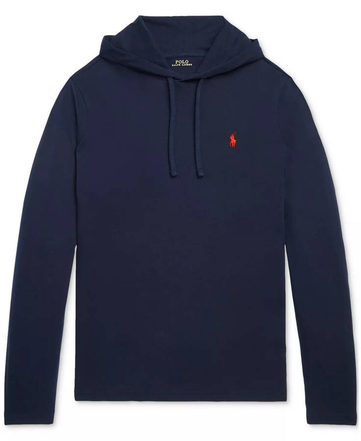 Men's Jersey Hooded T-Shirt | Navy - 7