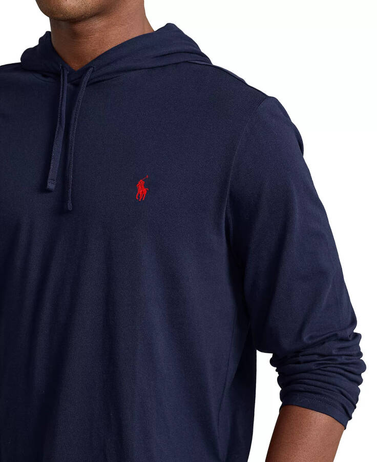 Men's Jersey Hooded T-Shirt | Navy - 8