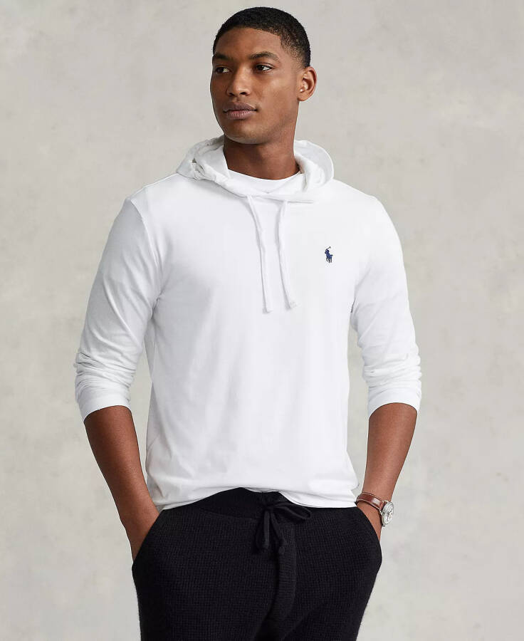 Men's Jersey Hooded T-Shirt White - 3