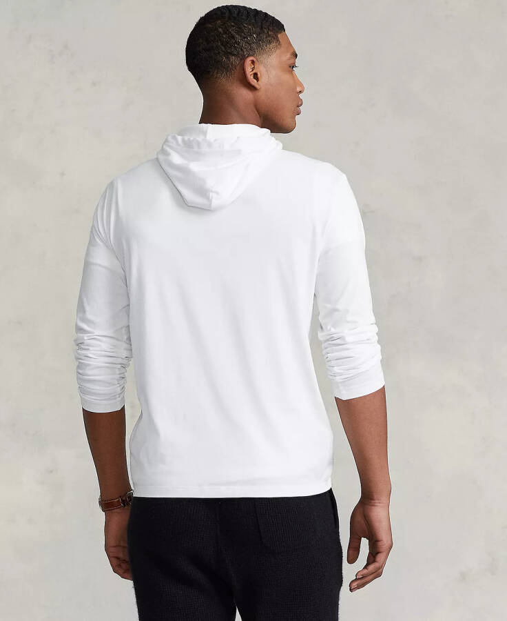 Men's Jersey Hooded T-Shirt White - 4