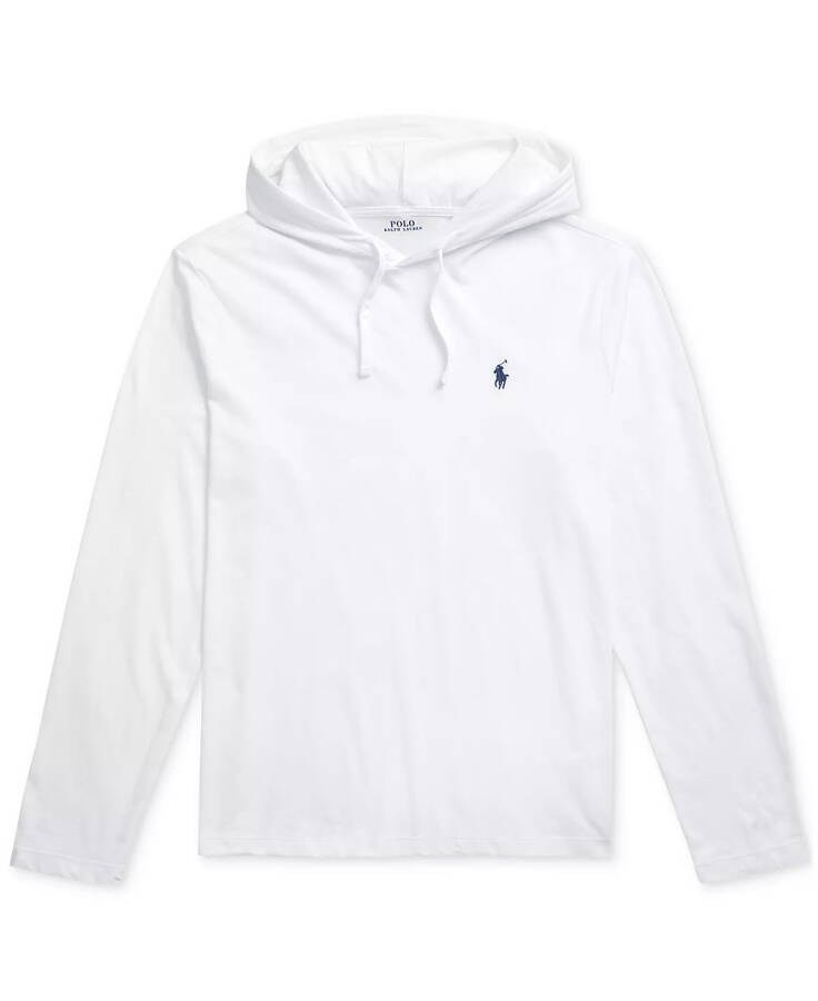 Men's Jersey Hooded T-Shirt White - 7