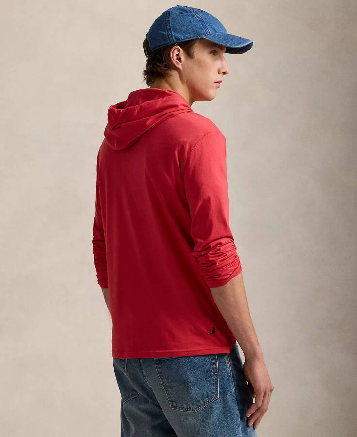 Men's Jersey Hooded T-ShirtRed - 2