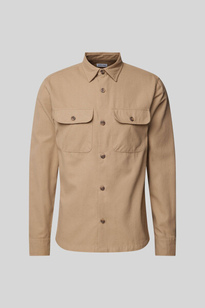 Men's JJDARREN Flannel Shirt LS - Beige - 3