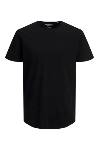 Men's Jjebasher Crew Neck T-shirt 12182498 Black-Black - 7