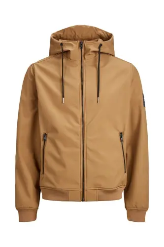 Men's Jjebasic Water-Resistant Softshell Jacket 12236300-Otter - 1