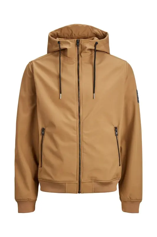 Men's Jjebasic Water-Resistant Softshell Jacket 12236300-Otter - JACK & JONES