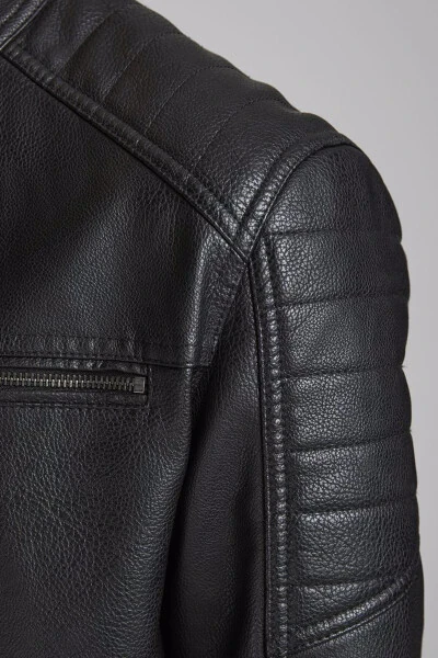 Men's Jjerocky Leather Jacket 12147218 - 5