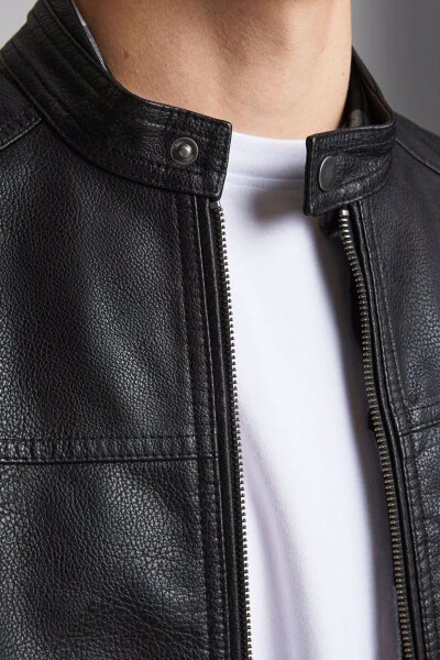 Men's Jjerocky Leather Jacket 12147218 - 6