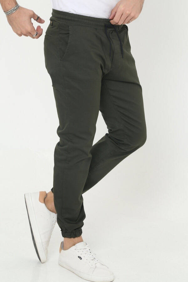 Men's Jogger Pants with Elastic Waistband - 11