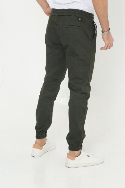 Men's Jogger Pants with Elastic Waistband - 12