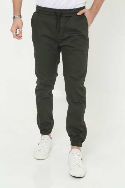 Men's Jogger Pants with Elastic Waistband - 1