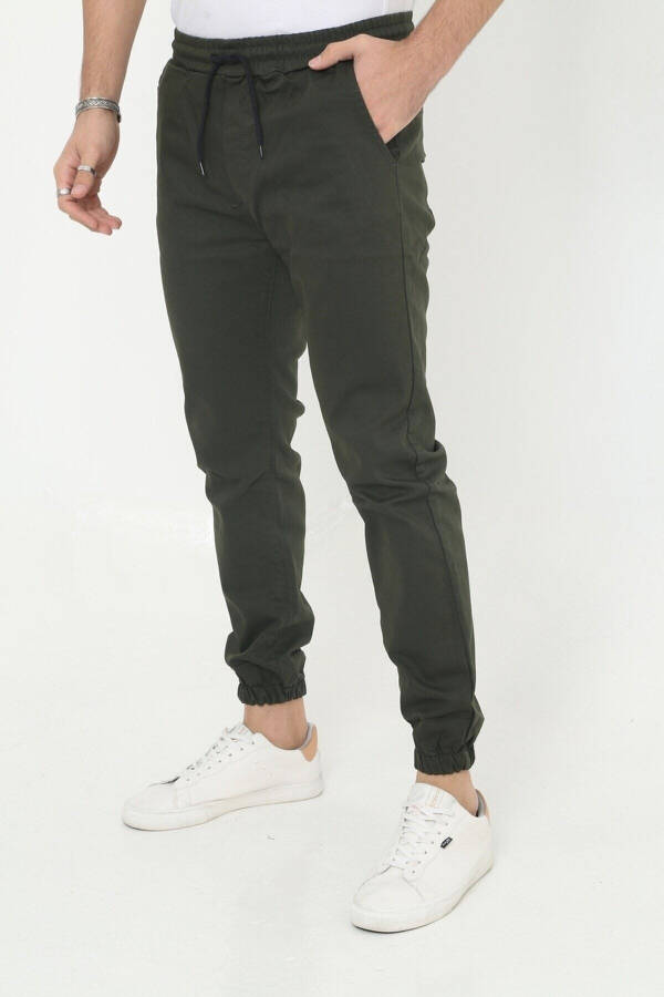 Men's Jogger Pants with Elastic Waistband - 2