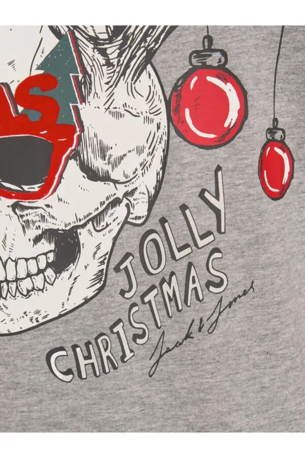 Men's Jorskulljoy Tee Ss Crew Neck Xmas T-shirt - 5