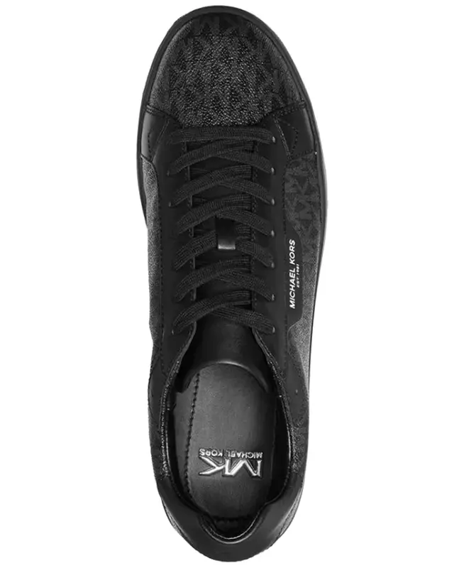 Men's Keating Mini Logo Fashion Sneakers-Black - 9