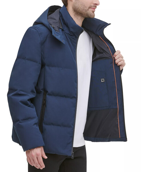 Men's Kenny Puffer Parka Jacket Navy - 3