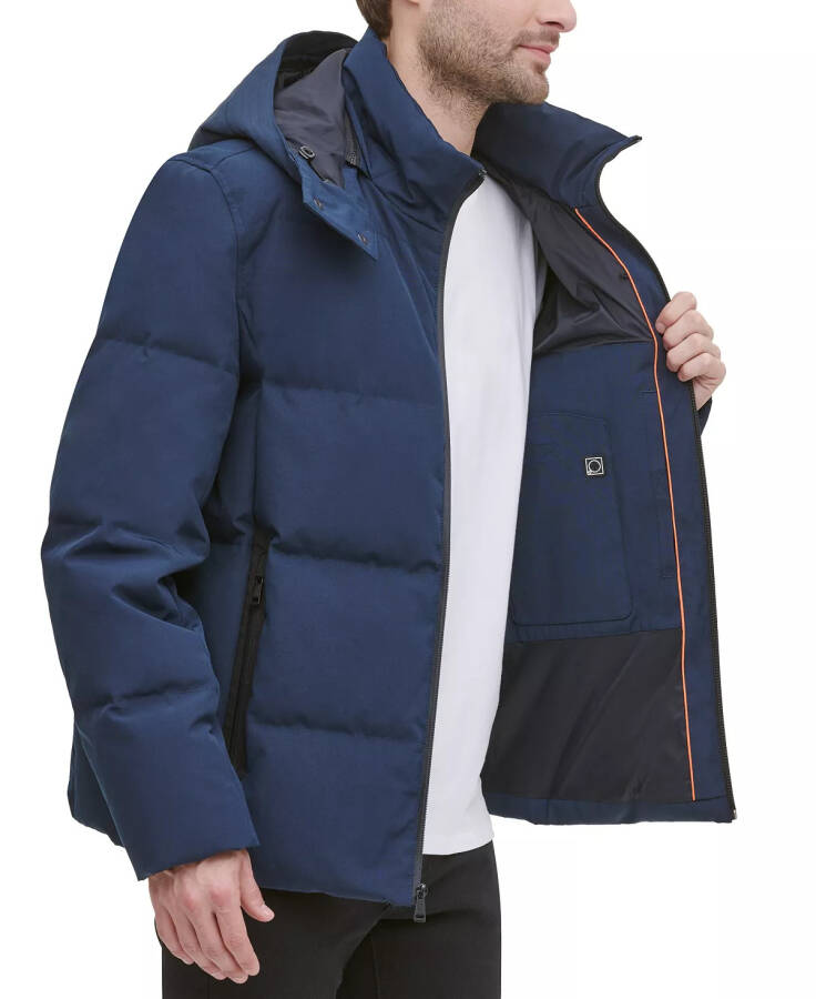 Men's Kenny Puffer Parka Jacket Navy - 3