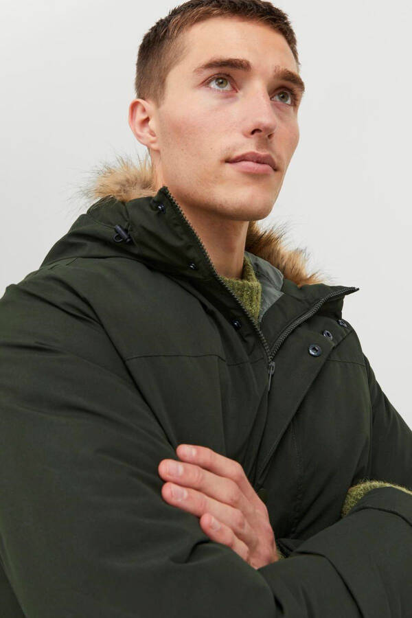 Men's Khaki Jacket (Model Code: 12236096) - 6