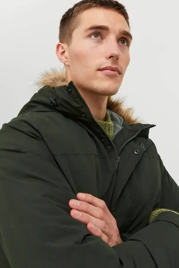 Men's Khaki Jacket (Model Code: 12236096) - 6