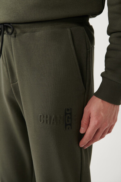 Men's Khaki Jogger Sweatpants - 13