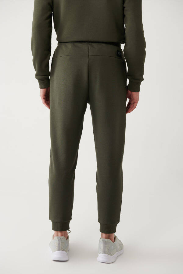 Men's Khaki Jogger Sweatpants - 4