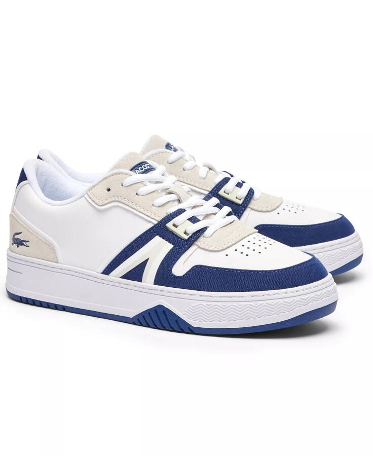 Men's L001 Lace-Up Sneakers White/Navy - 1