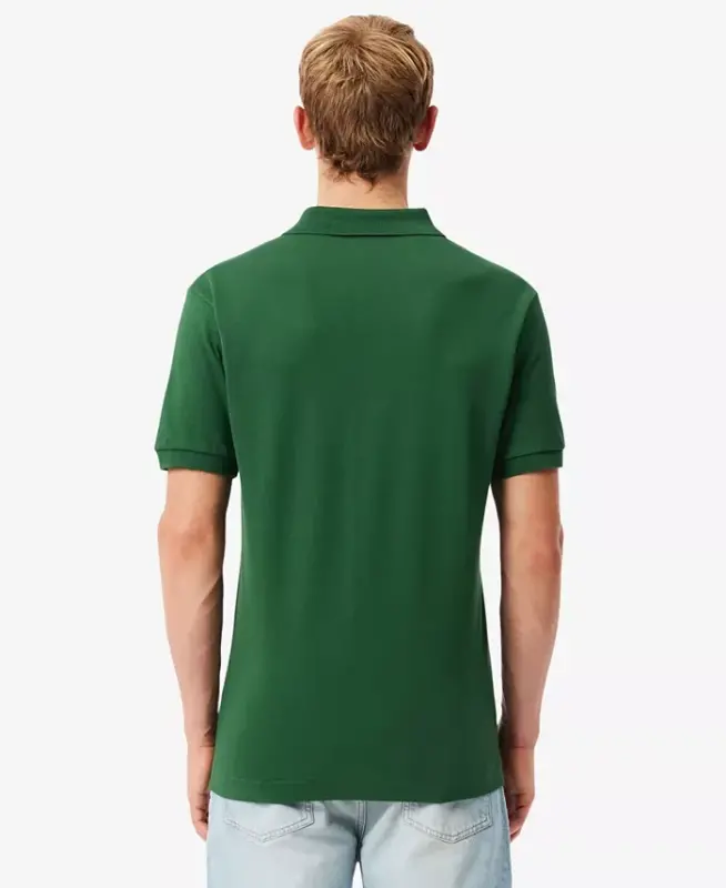 Men's L.12.12 Classic-Fit Short-Sleeve Piqué Polo Shirt-132 - Green - 4
