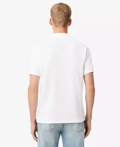 Men's L.12.12 Classic-Fit Short-Sleeve Piqué Polo Shirt-001 - White - 4