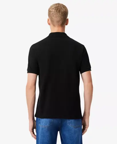 Men's L.12.12 Classic-Fit Short-Sleeve Piqué Polo Shirt-031 - Black - 4