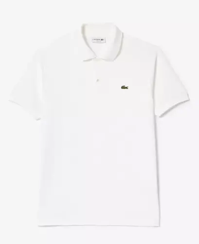 Men's L.12.12 Classic-Fit Short-Sleeve Piqué Polo Shirt-001 - White - 5