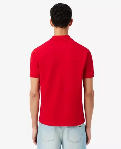 Men's L.12.12 Classic-Fit Short-Sleeve Piqué Polo Shirt-240 - Red - 4