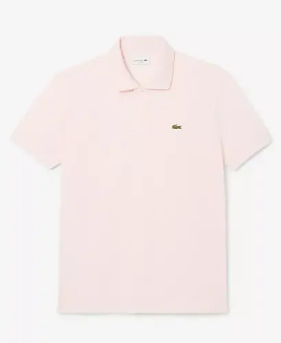 Men's L.12.12 Classic-Fit Short-Sleeve Piqué Polo Shirt-T03 - Flamingo Pink - 6