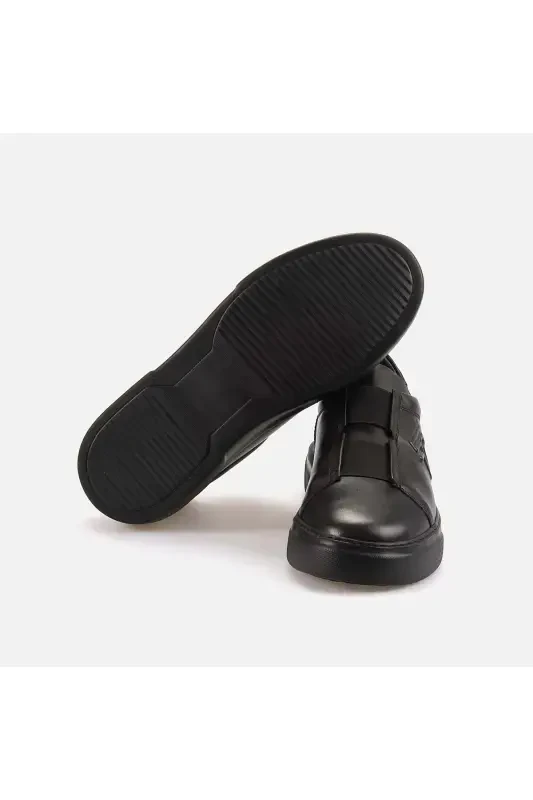 Men's Lace-Free Casual Shoes S1000-Black - 2