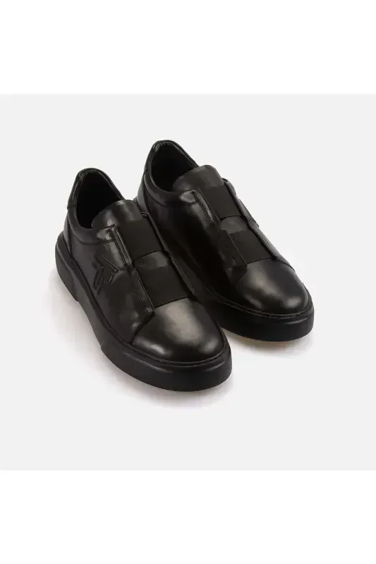 Men's Lace-Free Casual Shoes S1000-Black - 5