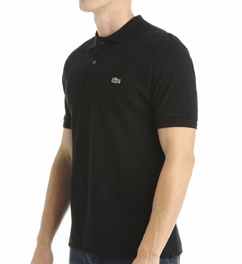 Men's Lacoste Black Classic Fit Polo - M - 1