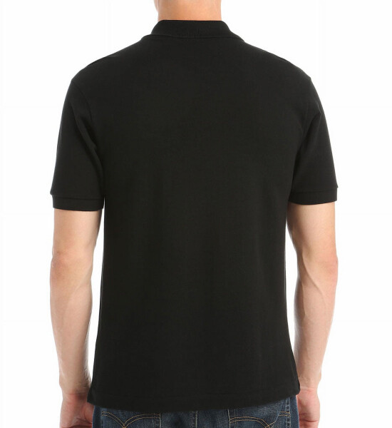 Men's Lacoste Black Classic Fit Polo - M - 4