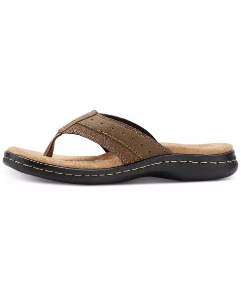 Men's Laguna Flip-Flop Sandals Dark Tan - 4