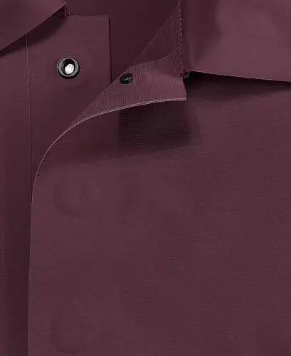 Men's Laser Cut Short Sleeve Performance Polo Shirt, Exclusively at Modazone - Deepest Currant - 5