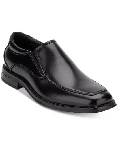 Men's Lawton Slip Resistant Waterproof Loafers-Black - 1