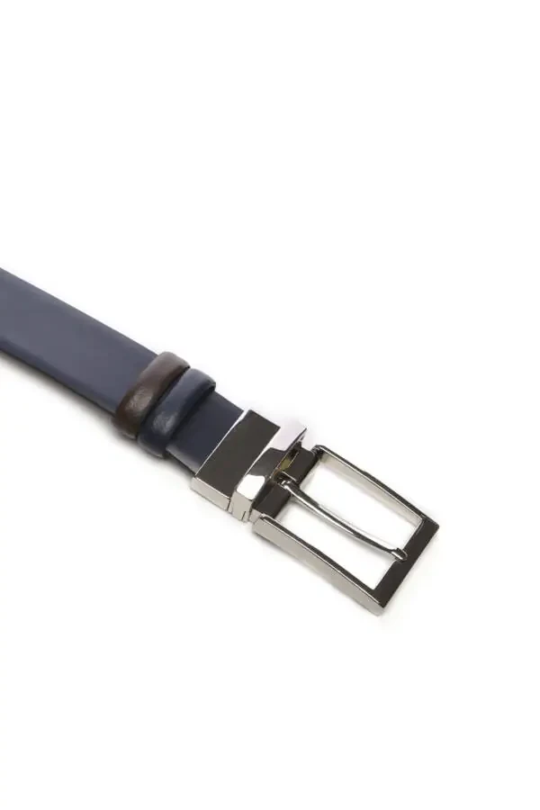 Men's Leather Belt Buckle 171 Napoli Klsk Men's Belt Sk1 - 2