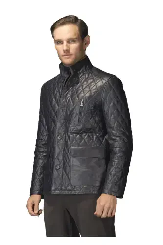 Men's Leather Jacket - PIERRE CARDIN (1)