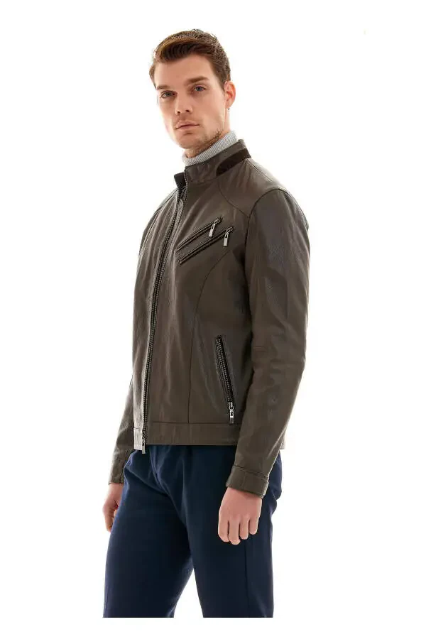 Men's Leather Jacket - 9